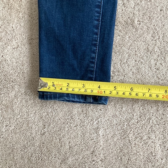 Madewelll Women Blue Skinny Jeans 10” High- Rise Sz 24 Zipper And 5 pickets - Picture 9 of 12